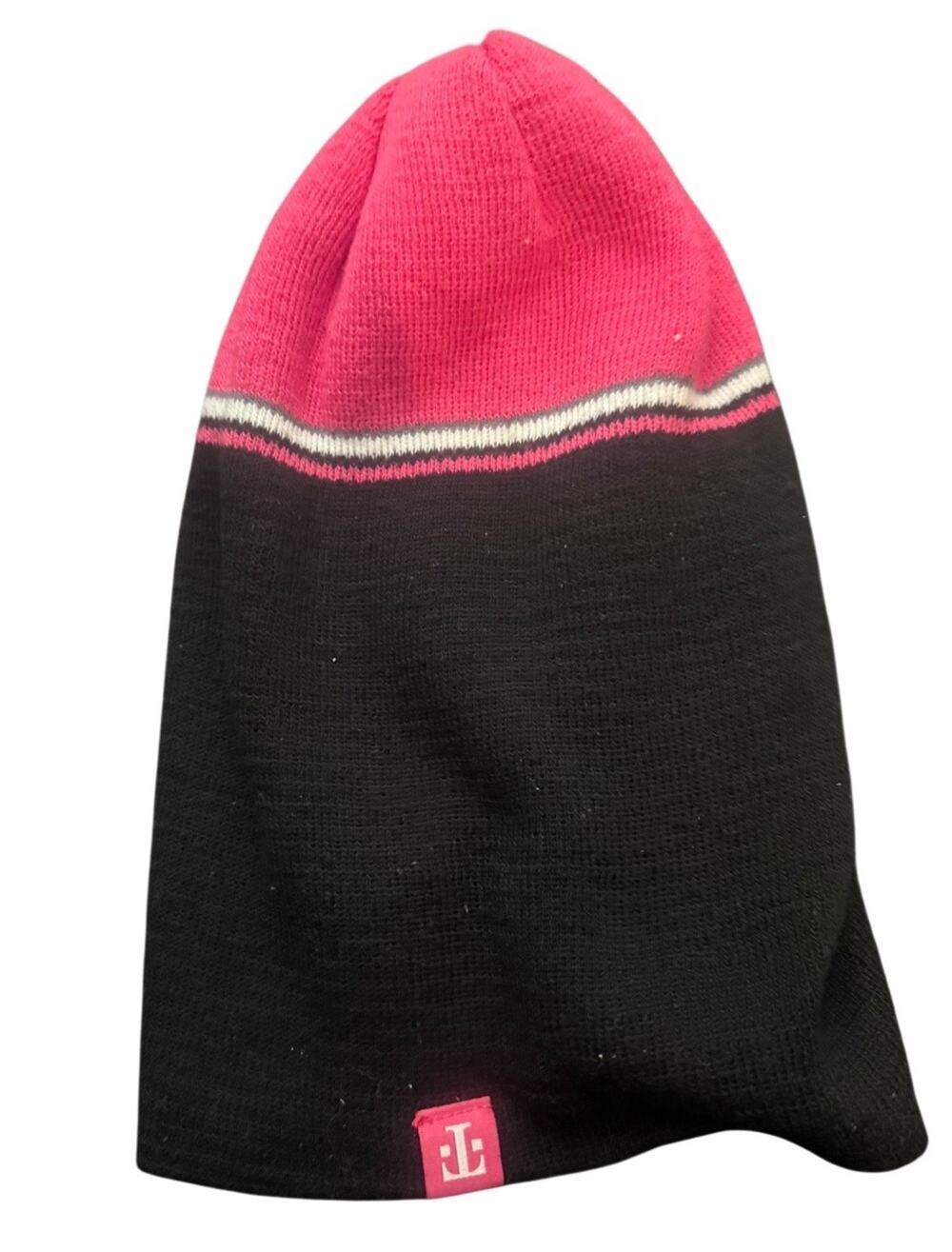 2025 T-Mobile Tuesday Reversible Beanie Hat Pink Black White Magenta Black 11/4